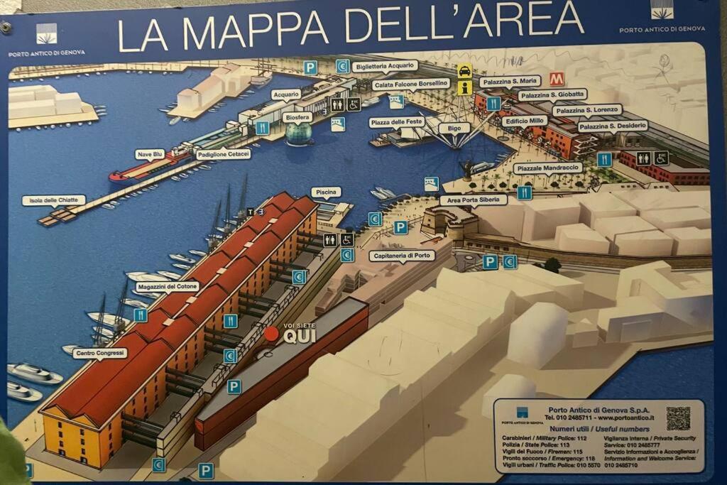 Casa Azzurra, Nel Cuore Di Genova Luaran gambar